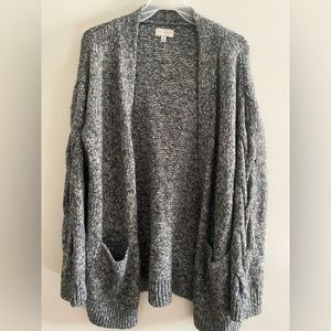 Multi color knit Lucky Brand cardigan sweater. Worn once, great conditions.